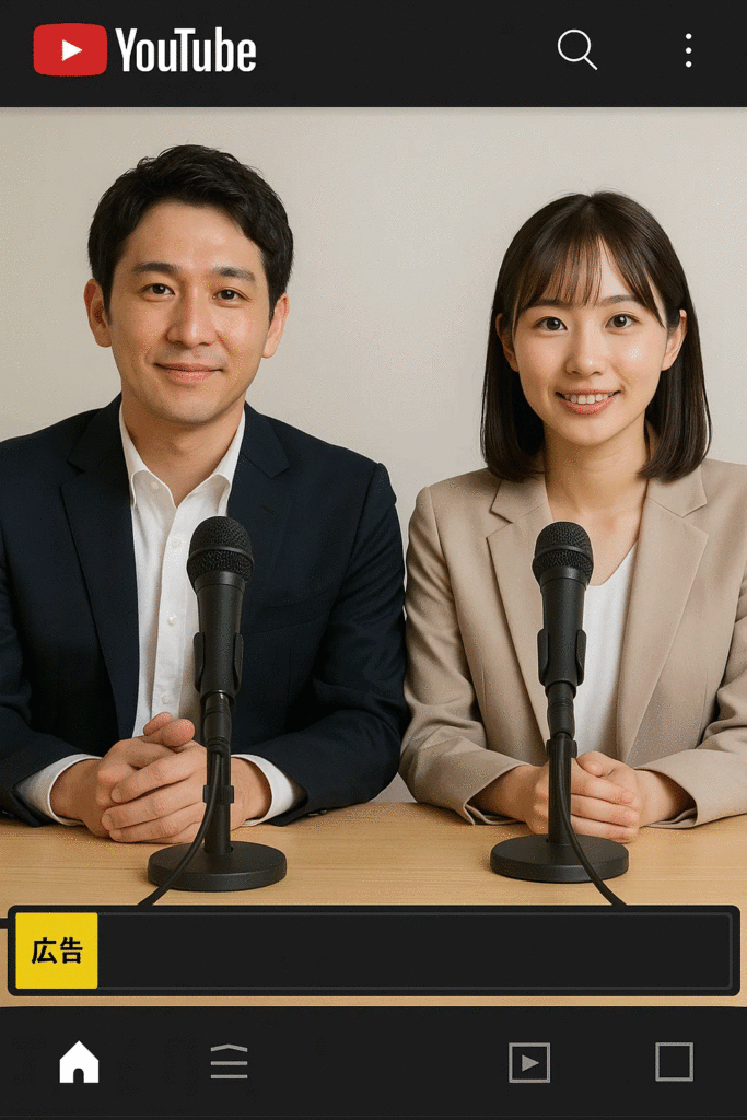 スキマ広告：ユーチューバー