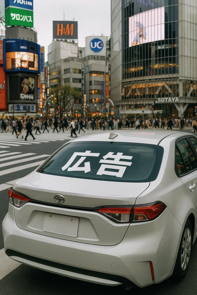 スキマ広告事例:自家用車