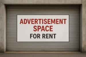 シャッター広告