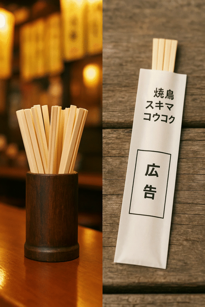 飲食店の割りばし