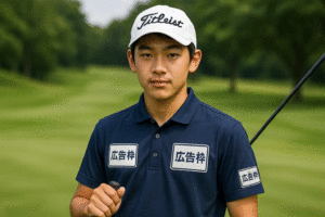 プロを目指すゴルファー