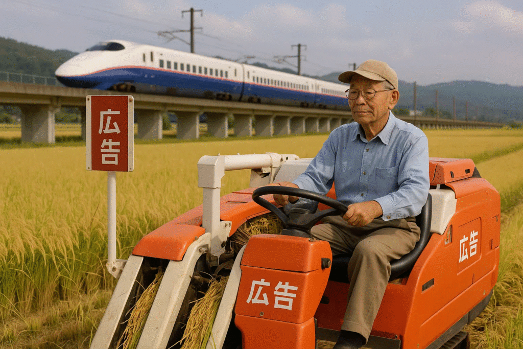 稲刈り機